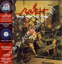 RAVEN - Rock Until You Drop - EU BLUE/PURPLE VINYL Limited Press RAVEN - Rock Until You Drop - EU BLUE/PURPLE VINYL Limited Press