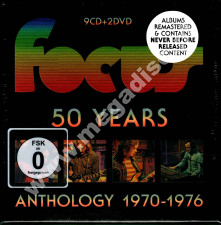 FOCUS - 50 Years: Anthology 1970-1976 (9CD + 2 DVD BOX) - NL Red Bullet Remastered Edition