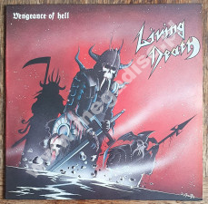 LIVING DEATH - Vengeance Of Hell - BELGIAN Mausoleum 1984 1st Press - NEAR MINT VINTAGE VINYL