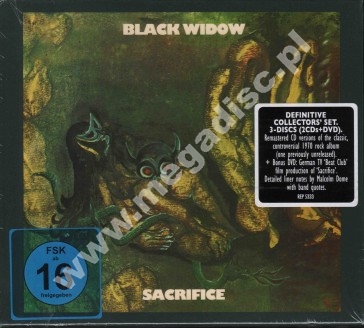 BLACK WIDOW - Sacrifice + Live At Beat-Club 1970 (2CD+DVD) - GER Repertoire Digipack Edition - POSŁUCHAJ