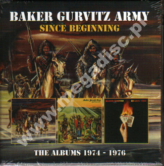 BAKER GURVITZ ARMY - Since Beginning - Albums 1974 - 1976 (3CD BOX) - UK Esoteric Expanded Edition - POSŁUCHAJ