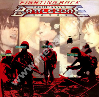 PAUL DI'ANNO'S BATTLEZONE - Fighting Back - UK Back On Black CLEAR VINYL Press - POSŁUCHAJ
