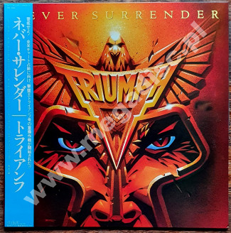TRIUMPH - Never Surrender - JAPAN RCA Victor ('orange') 1983 1st Press (+OBI) - NEAR MINT VINTAGE VINYL