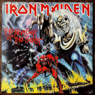 IRON MAIDEN - Number Of The Beast - US Capitol/Harvest 1982 1st Press - NEAR MINT VINTAGE VINYL