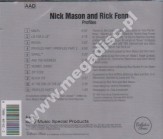 NICK MASON & RICK FENN - Profiles - US Edition - POSŁUCHAJ - VERY RARE