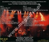PINK FLOYD - Live At The Rainbow February 1972 (2CD) - SPA Top Gear Edition - POSŁUCHAJ - VERY RARE