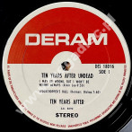 TEN YEARS AFTER - Undead - US Deram 1968 STEREO 1st Press - NEAR MINT VINTAGE VINYL