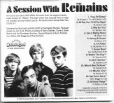 THE REMAINS - A Session With Remains - Capitol Session - US Sundazed